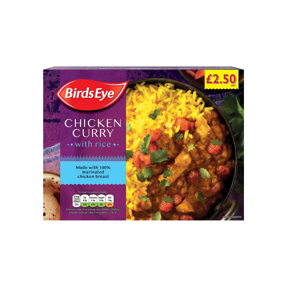 Birds Eye Chicken Curry 400g PM £2.50