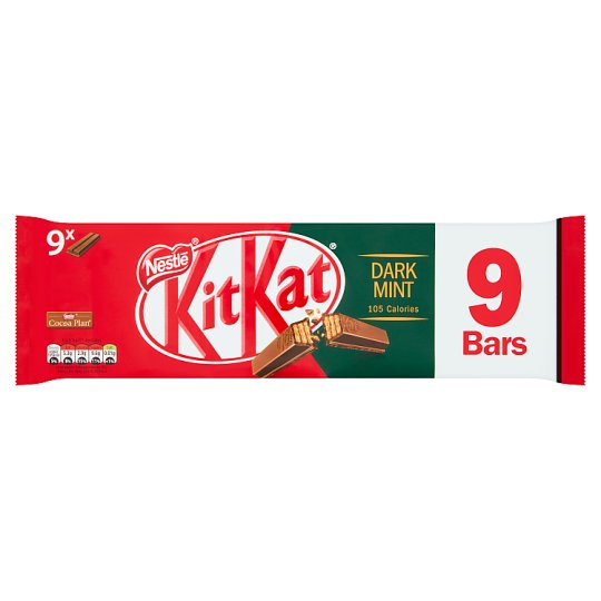 KitKat 2 Finger 9pk Dark Mint (9 x 20.7g)