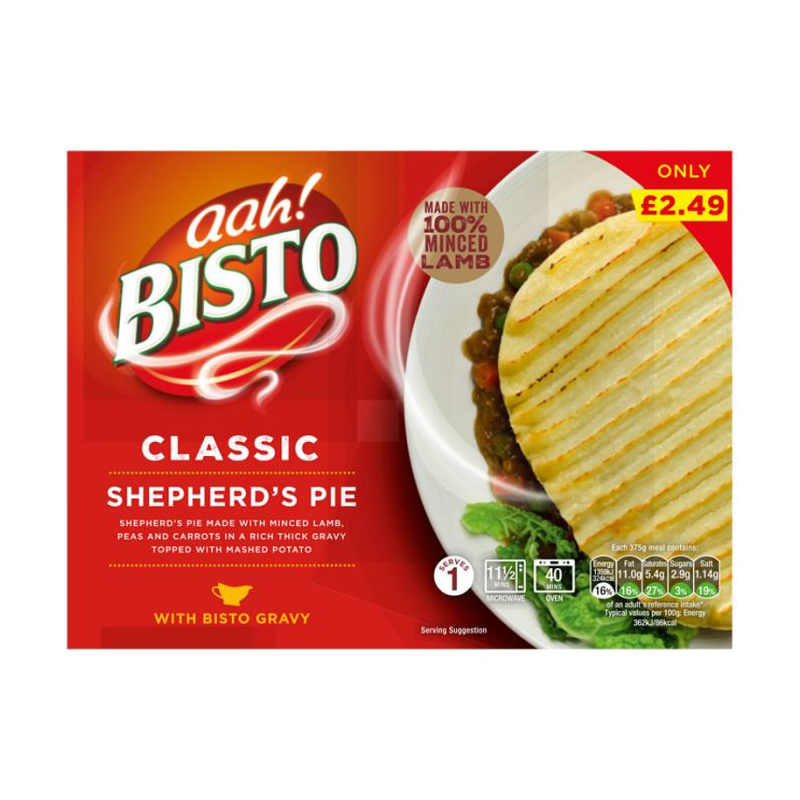 Bisto Shepherds Pie 375g £ PM £2.49