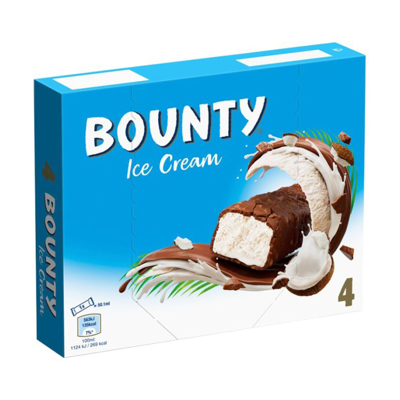 Bounty Cream Bar 4pk