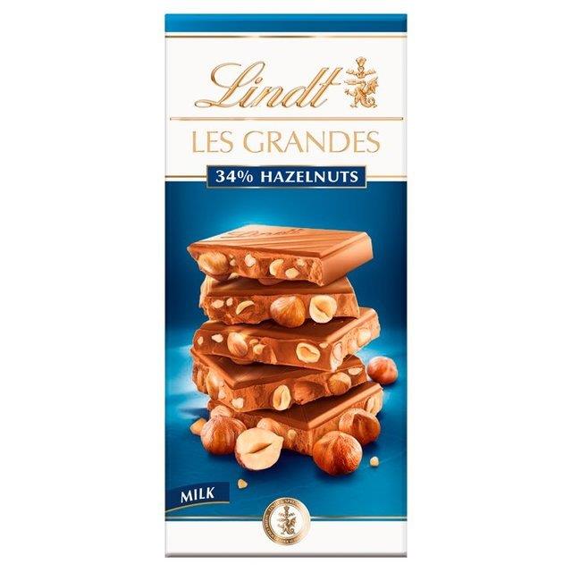 Lindt Les Grandes Milk Hazelnuts 150g