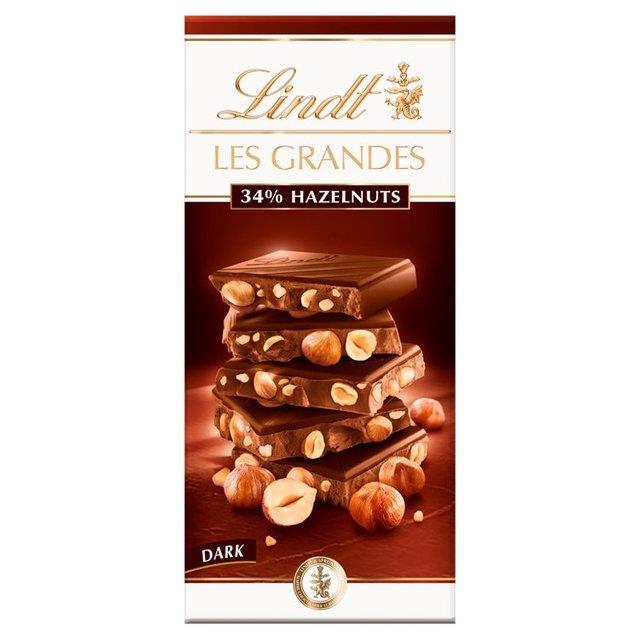 Lindt Les Grandes Dark Hazelnuts 150g