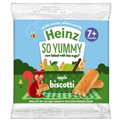 Heinz Biscotti Reduced Sugar Apple 60g 