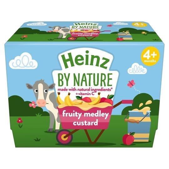 Heinz Custard Fruit Medley 4pk (4 x 100g) 