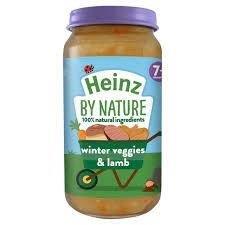 Heinz Jar 7m+ Lamb Winter Veggies 200g 