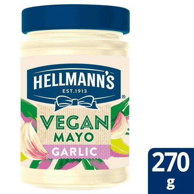 DUNIYA | Hellmans Vegan Mayo Pot Garlic 270g Thumbnail