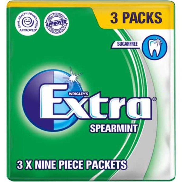 DUNIYA | Extra 3pk Spearmint Sugar Free (3 x 9pcs) Thumbnail