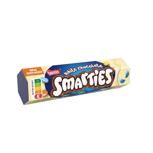 Smarties White Chocolate Hexa Tube 34g