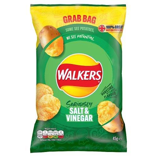 Walkers Grab Bag Salt & Vinegar 45g