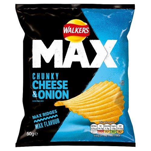 Walkers Max Bag Cheese & Onion 50g