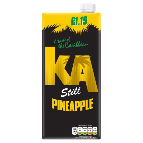 KA Pineapple Still Dual PM £1.19 1Ltr