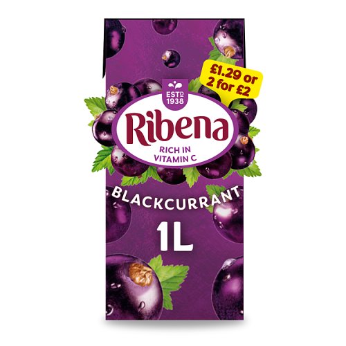 Ribena Blackcurrant PM £1.49 1Ltr