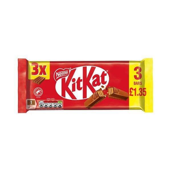 KitKat 4 Finger 3pk (3 x 41.5g) PM £1.50