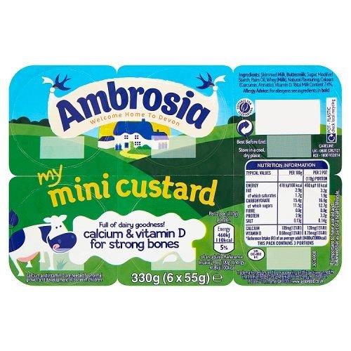 Ambrosia Custard Minis Pots 6pk (6 x 55g) 330g