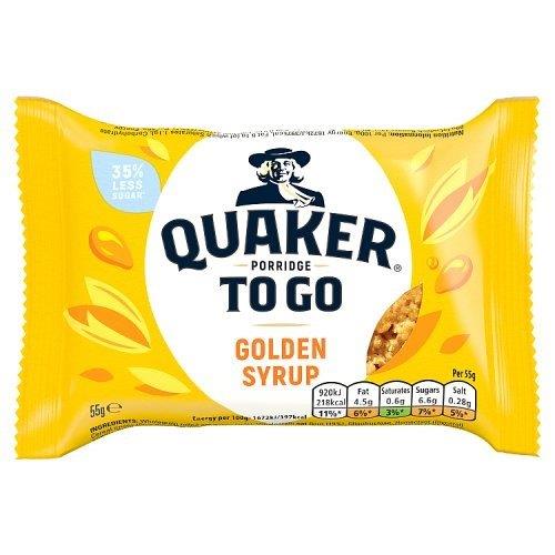 Quaker Porridge To Go Golden Syrup Single 55g (HS)