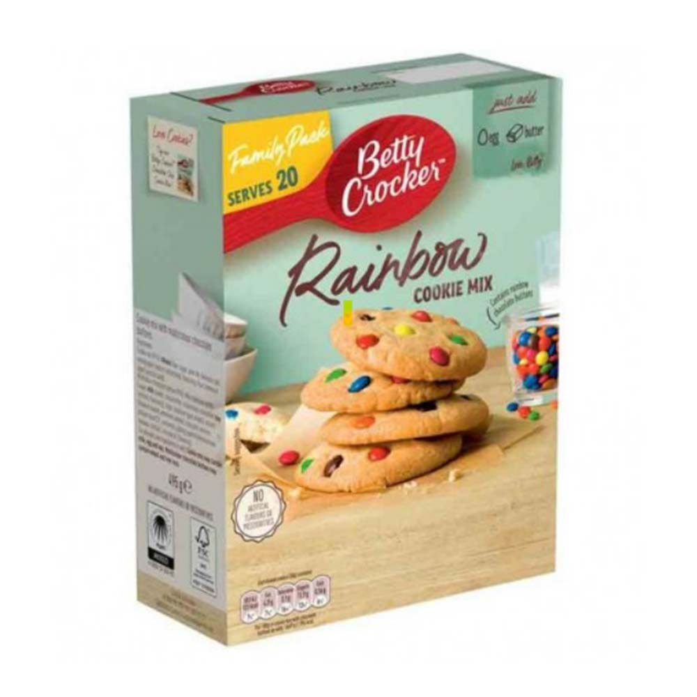 Betty Crocker Rainbow Cookie Mix 20s (20 x 24.75g) 495g (HS)