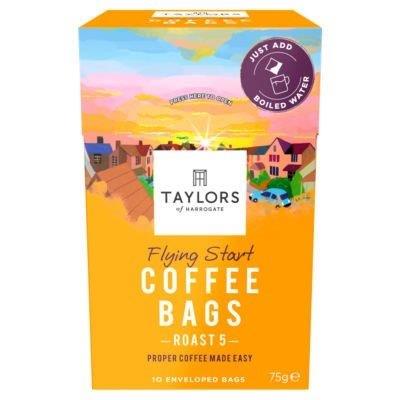 Taylors Flying Start Coffee Bags 10s 75g (HS)