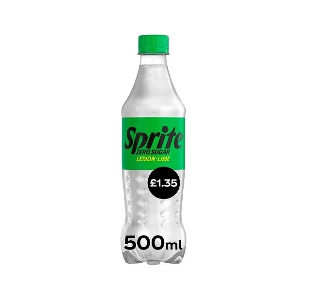 Sprite Zero Lemon Lime PM £1.35 500ml