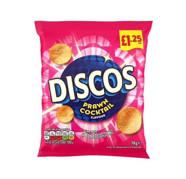 Discos Prawn Cocktail PM £1.25 70g