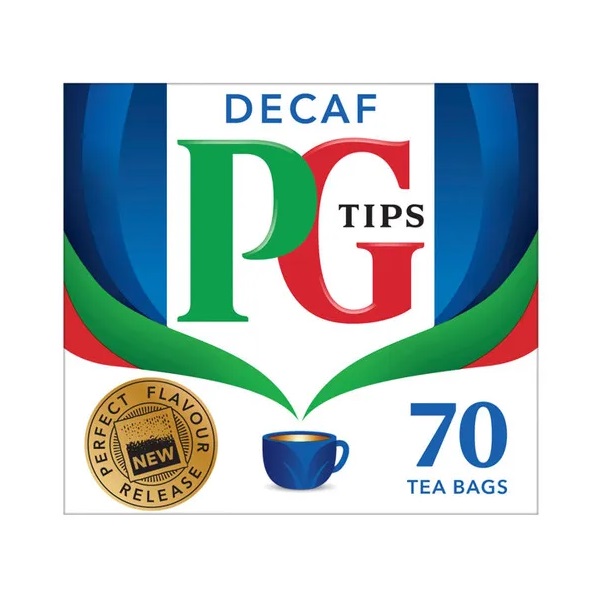 PG Tips Decaf Tea Bags 70s 203g