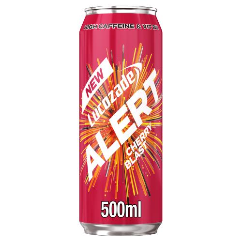 Lucozade Alert Cherry Can 500ml