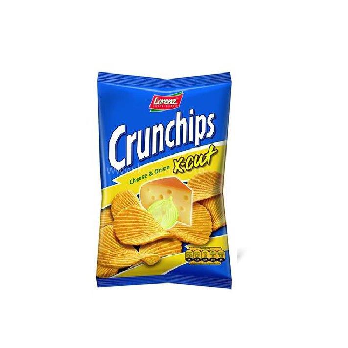 Lorenz Crunchips X-Cut Cheese Onion 80g (HS)