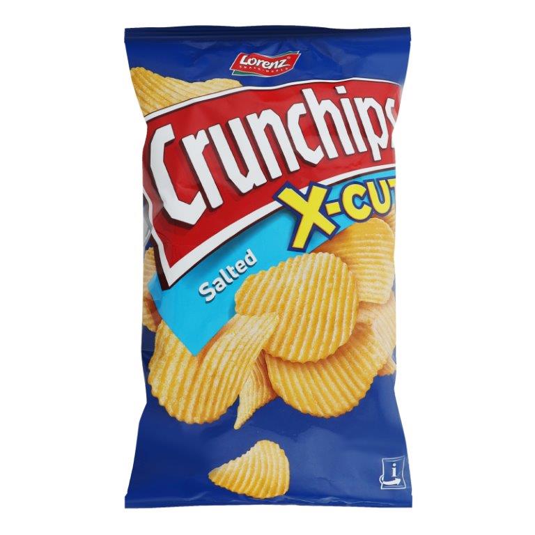 Lorenz Crunchips X-Cut Salted 80g (HS)