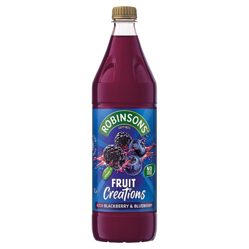 Robinsons Fruit Creations Rich Blackberry & Blueberry 1Ltr