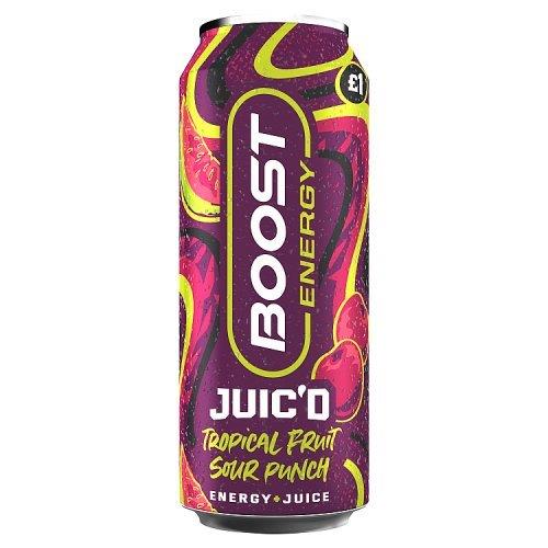 DUNIYA | Boost Energy Juiced Tropical Sour 500ml PM £1 Thumbnail