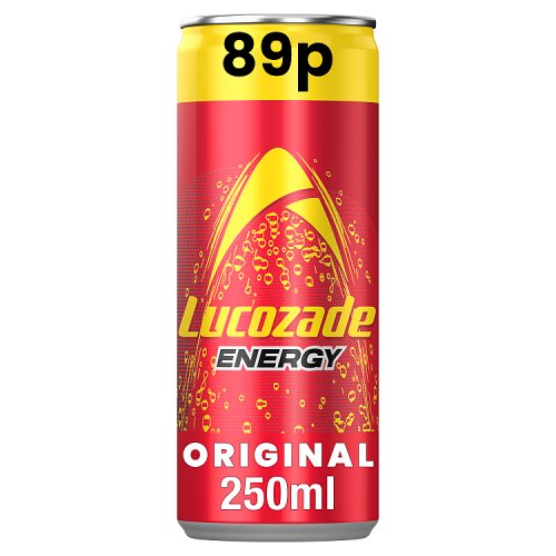 DUNIYA | Lucozade Energy Can Original Can PM 89p 250ml Thumbnail