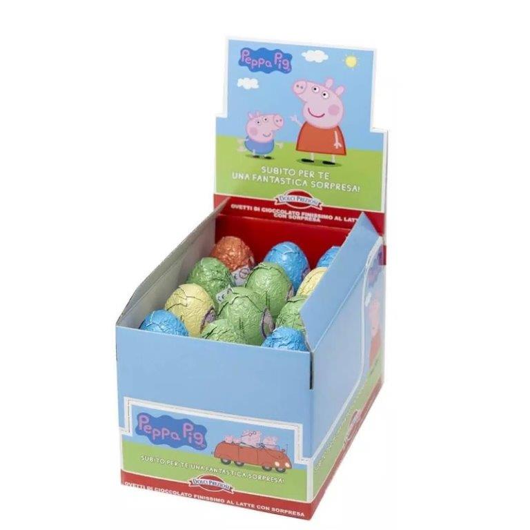 DUNIYA | Peppa Pig Milk Chocolate Egg 24 x 20g Thumbnail