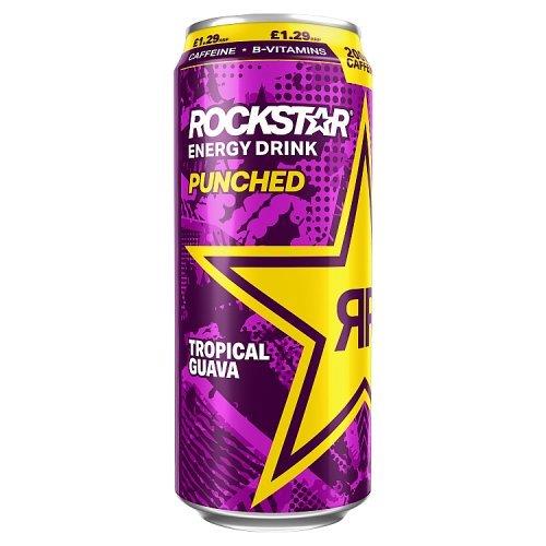 DUNIYA | Rockstar Energy Drink Punched Tropical Guava PM £1.29 500ml (HS) Thumbnail