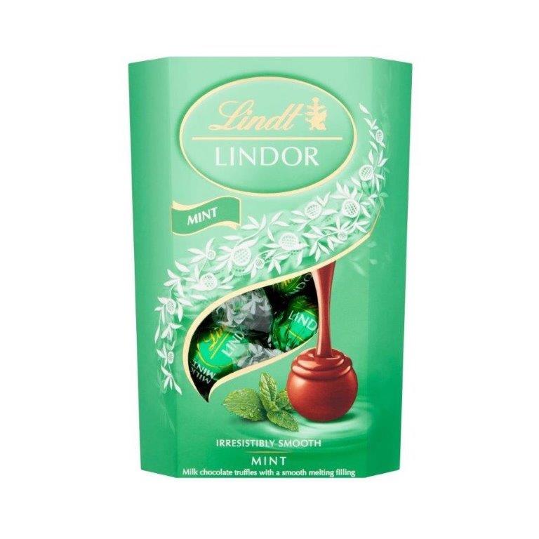 Lindt Lindor Cornet Milk Mint 200g