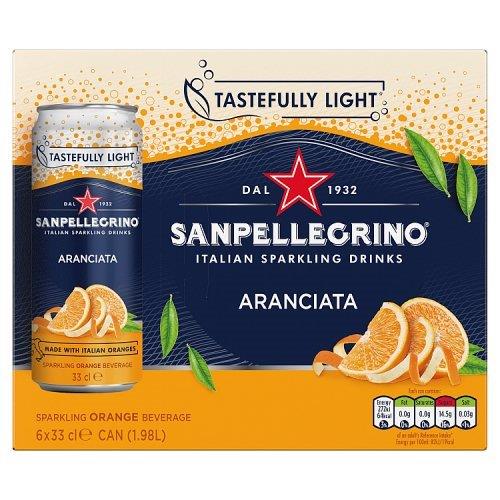 San Pellegrino Arancita 6pk (6 x 330ml)