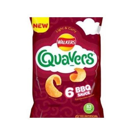 Walkers Quavers BBQ 6pk (6 x 16g) 96g