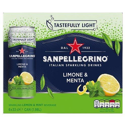 San Pellegrino Lemon & Mint 6pk (6 x 330ml)