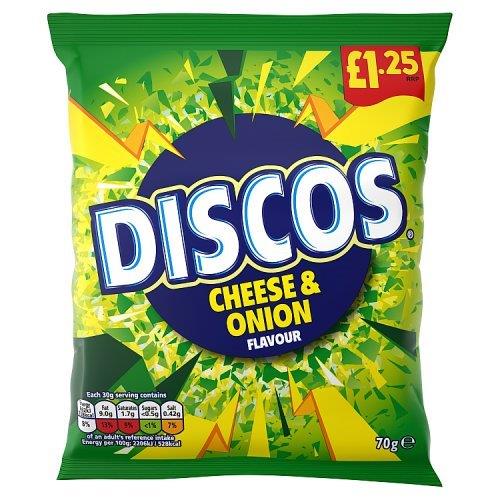 DUNIYA | Discos Cheese & Onion PM 70g £1.25 70g Thumbnail