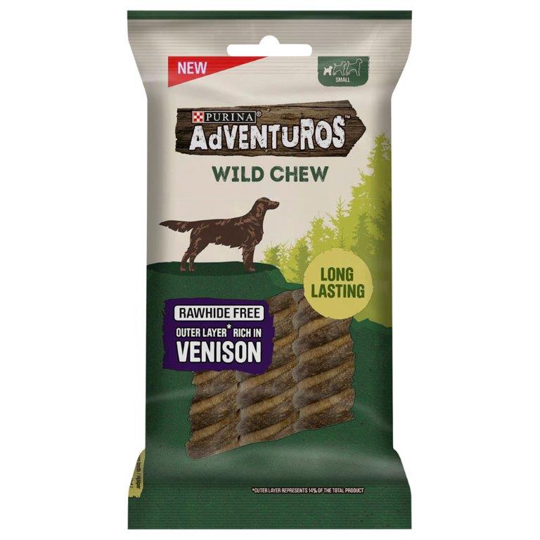 Adventuros Dog Treats Small Dog Wild Chew 150g