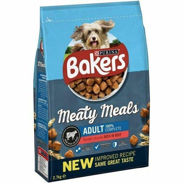 Bakers Adult Meaty Meals Beef 2.7kg