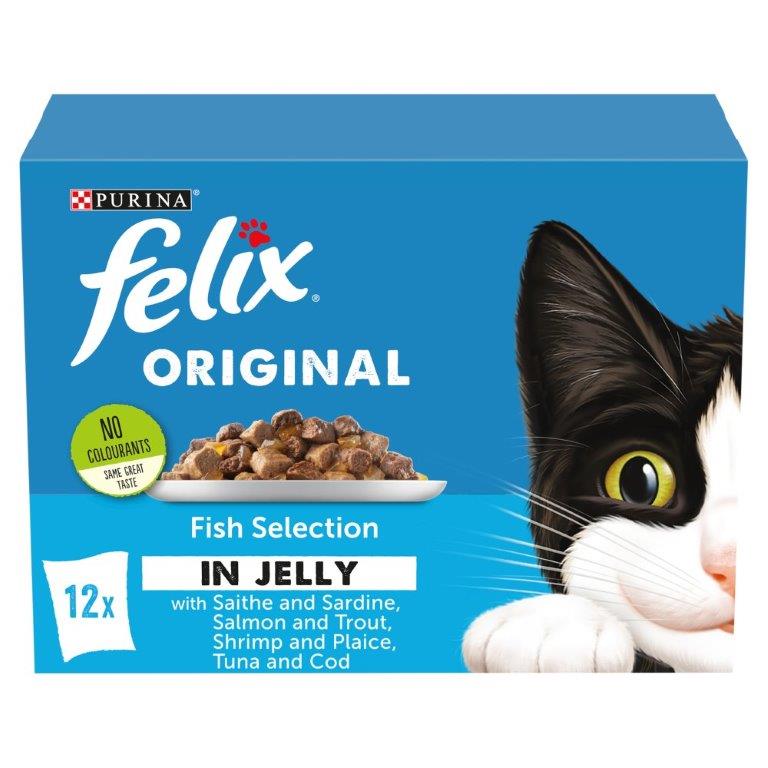 Felix Chunks In Jelly Mixed Variety Fish Selection PM £3.99 (12 x 85g)