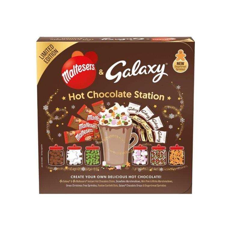 Galaxy & Maltesers Hot Chocolate Station Limited Ed 265g NEW
