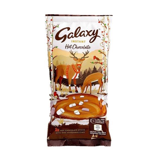 Galaxy Hot Chocolate & Mini-Marshmallows Limited Ed Sachets 3s NEW