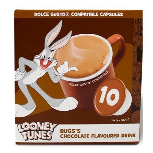 Looney Tunes Bugs Bunny Chocolate Dolce Gusto Pods 10s 130g