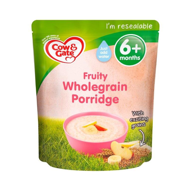 Cow & Gate Fruity Wholegrain 6M+ Porridge 125g