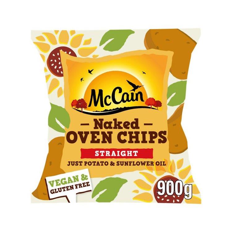 McCain Naked Oven Chips 900g