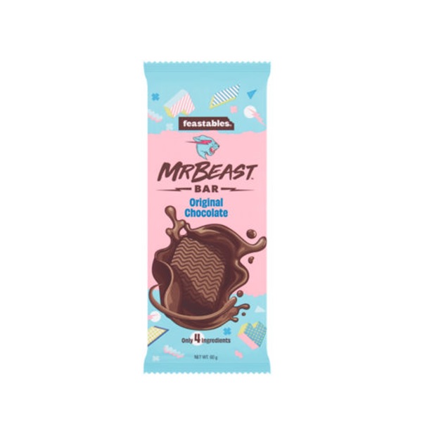 Mr Beast Feastables Original Chocolate Bar 60g