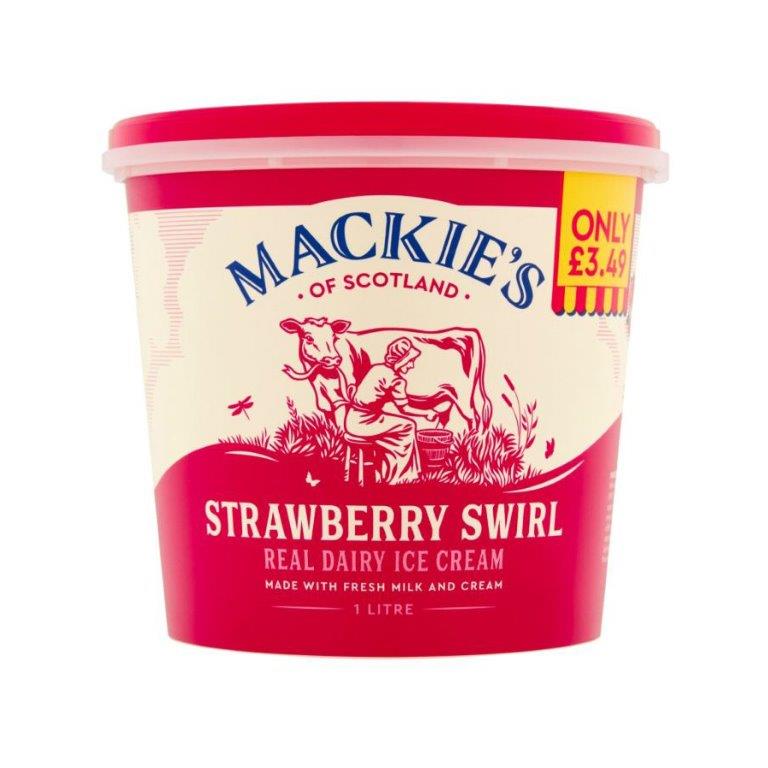 Mackies of Scotland Strawberry 1Ltr PM £3.49