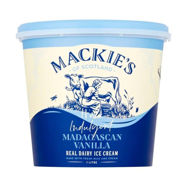Mackies of Scotland Indulgent Vanilla 1Ltr
