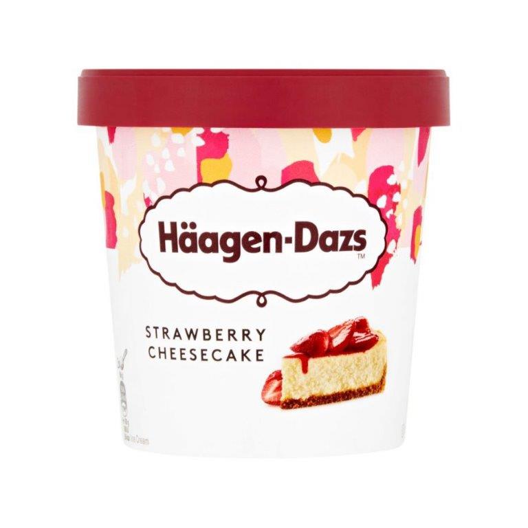 Haagen Dazs Obsessions Strawberry Cheesecake 460ml