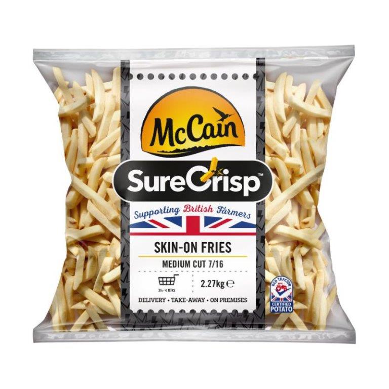 McCain Surecrisp Medium Skin On Chips 2.27kg